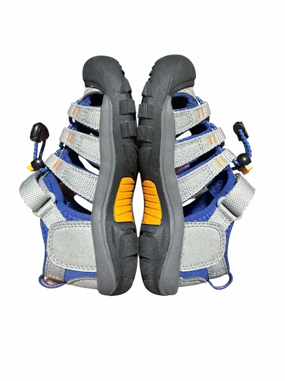 KEEN Newport H2 Toddler Waterproof Sandals | Gray Blue Orange | Size 10